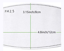 Adult size - Filter replacement - PM 2.5 filter for face mask